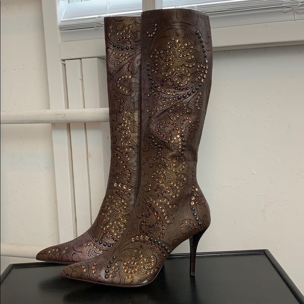 Kippy’s Swarovski Crystal boots